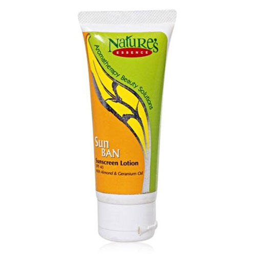 nature's essence sunban sunscreen lotion spf 40