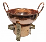 Copper Kadai & Sigri Set